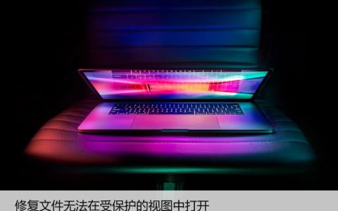 如何修复文件无法在受保护的视图中打开的问题