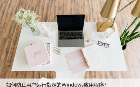 如何防止用户运行指定的Windows应用程序？