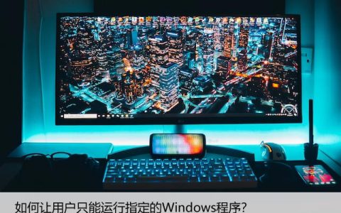 如何让用户只能运行指定的Windows程序？