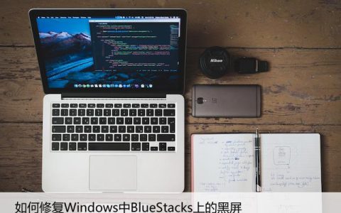 如何修复Windows中BlueStacks上的黑屏