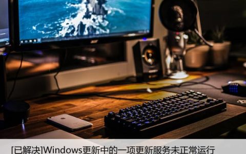 [已解决]Windows更新中的一项更新服务未正常运行