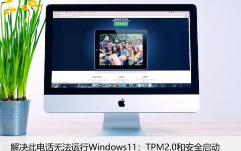 解决此电话无法运行Windows11：TPM2.0和安全启动