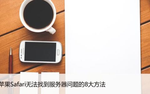 修复苹果Safari无法找到服务器问题的8大方法