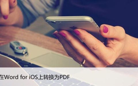 如何在Word for iOS上转换为PDF