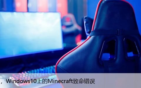 修复，Windows10上的Minecraft致命错误