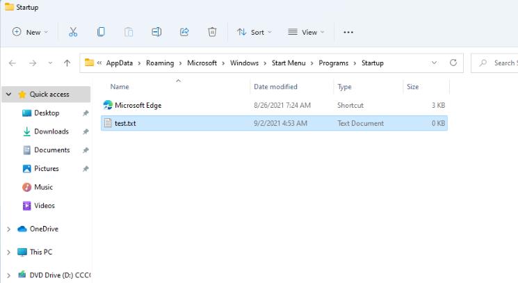 Windows11启动文件夹它在哪里，60秒学会开机启动程序