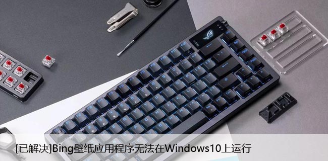 Bing壁纸应用程序无法在Windows10上运行[已解决]