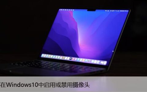 如何在Windows10中启用或禁用摄像头（设置方法）