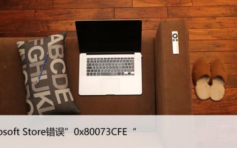 修复Windows10中的Microsoft Store错误”0x80073CFE“