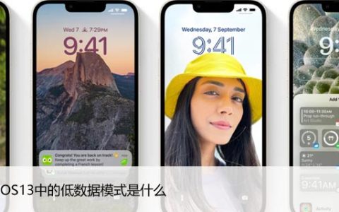 苹果iOS13中的低数据模式是什么，你应该使用它吗