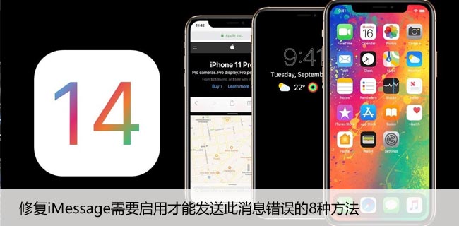 修复iMessage需要启用才能发送此消息错误的8种方法