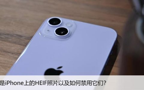什么是iPhone上的HEIF照片以及如何禁用它们？