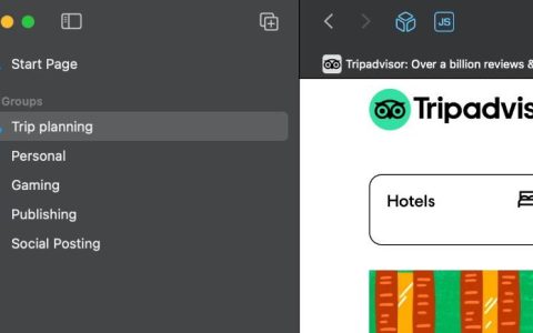 如何在macOS中使用Safari创建选项卡组及标签组