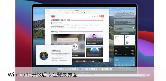 Win11/10升级后卡在登录界面（解决无法登陆的问题）