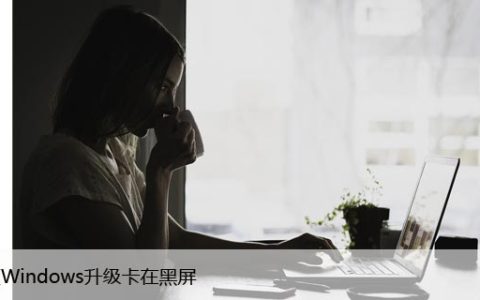 修复Windows升级卡在黑屏，只有回收站和任务栏