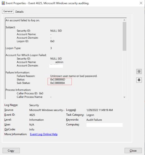 系统错误0xc000006d进不了系统，事件ID4625修复