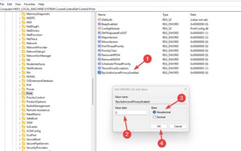 win10/11无法连接到打印机错误"0x0000011b"解决方法
