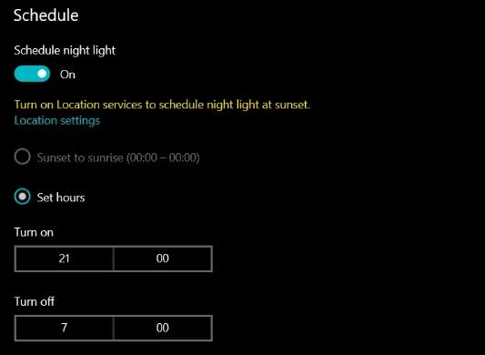 如何在Windows10启用夜灯，快速开启夜间模式