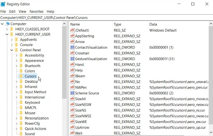在Windows10中更改鼠标指针颜色和大小的5种方法