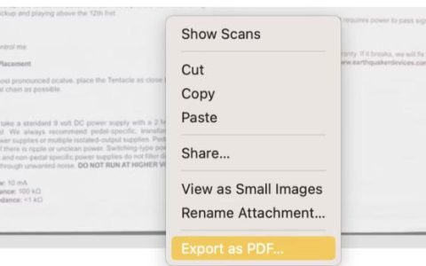 如何从Apple Notes中将扫描文档导出为图像