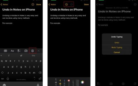 iPhone备忘录撤消操作，让你的笔记更完美