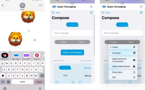 iMessage中文本气泡颜色的设置和更改方法