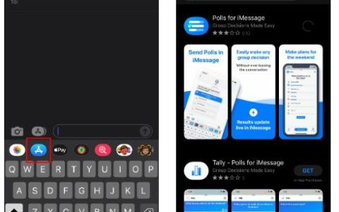 如何在iMessage聊天中创建投票