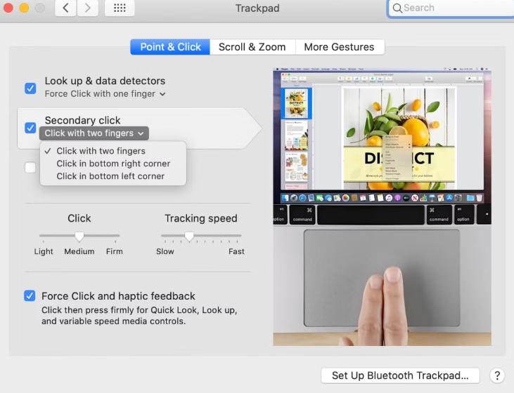 不用鼠标也能右键单击，苹果电脑Mac上的小窍门
