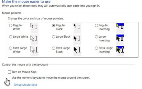 没有鼠标也能控制光标，教您如何使用键盘操作