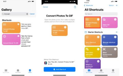 iPhone照片、实况照片和视频转GIF的简易方法