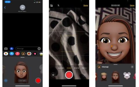 如何在iPhone上使用Memoji录制和发送视频