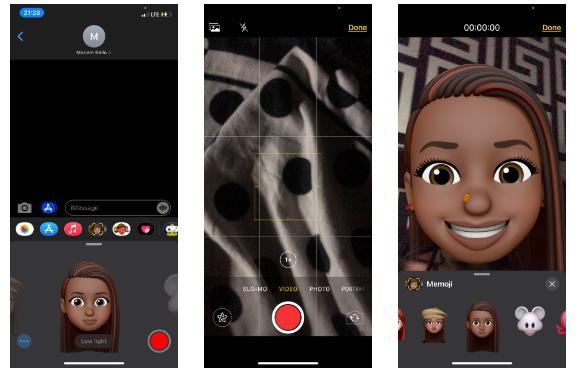 如何在iPhone上使用Memoji录制和发送视频
