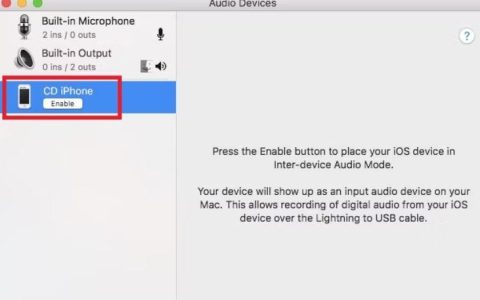 如何在苹果Mac上播放iPhone中的音频