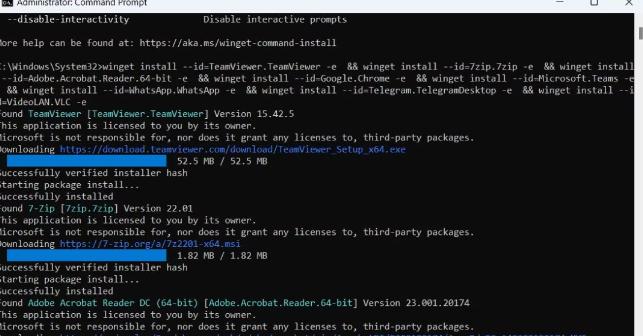 如何在Windows11中使用Winstall批量安装应用程序