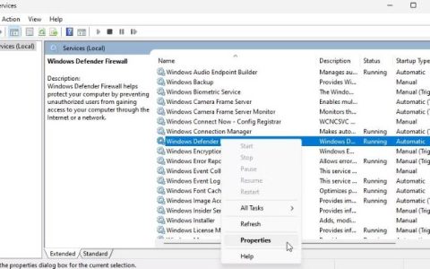 如何修复Windows Defender“服务无法启动”错误