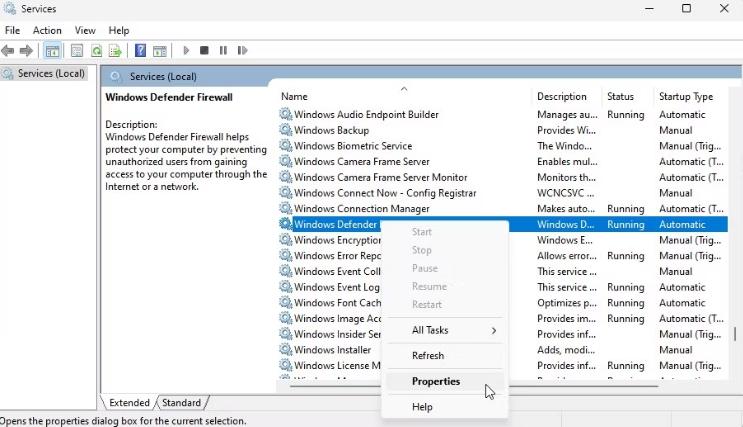 如何修复Windows Defender“服务无法启动”错误