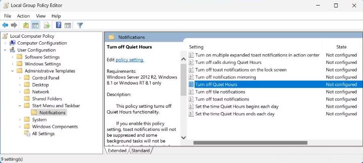 如何在Windows11中启用或禁用安静时间