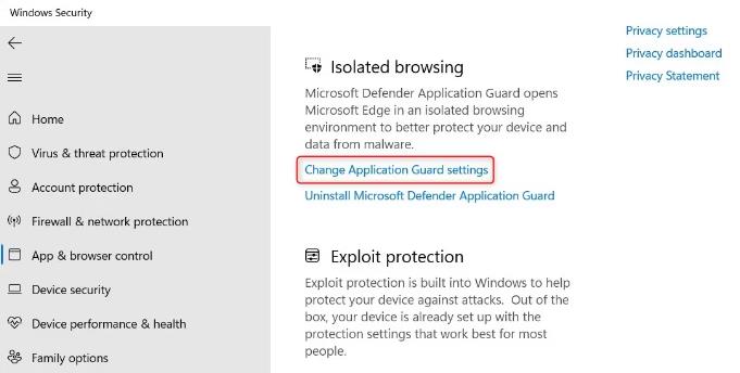 如何在Windows11中的Application Guard for Edge中启用高级图形