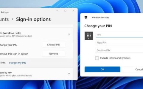 如何在Windows中更改帐户PIN，快速设置方法
