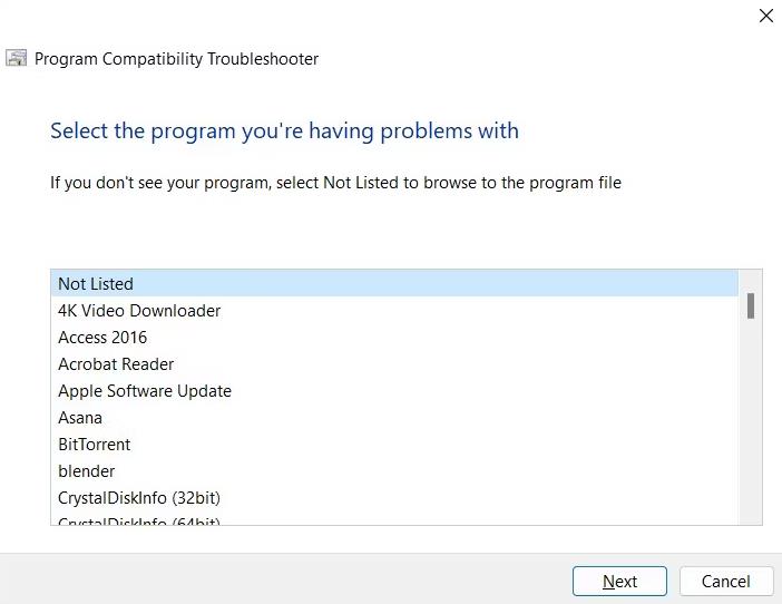 如何在Windows 11上使用程序兼容性疑难解答程序