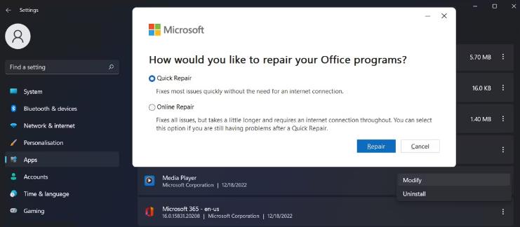 无法登录时如何修复Microsoft 365，操作方法
