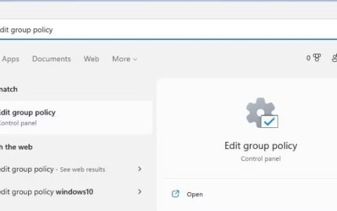 在Windows11中打开本地组策略编辑器的9种方法