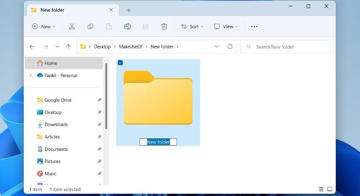 在Windows11中创建新文件夹的4种简单方法
