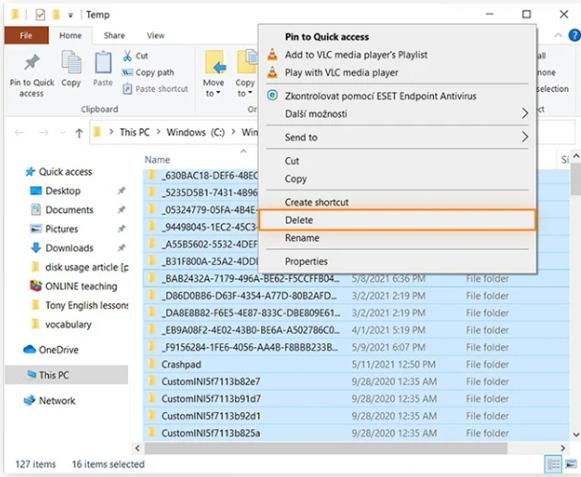 修复Windows10任务管理器中100%磁盘使用率