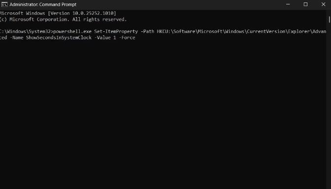 Windows11系统托盘时钟显示秒数的方法