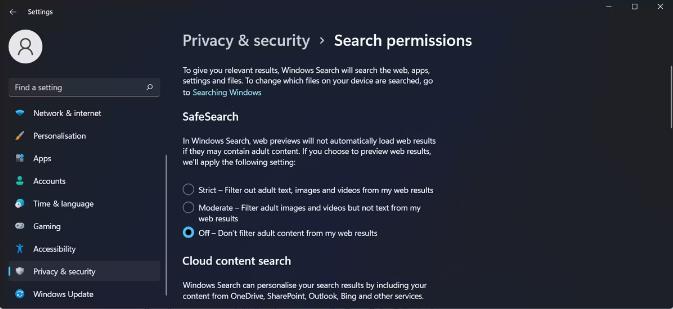 当您无法关闭Windows安全搜索时修复它的5种方法