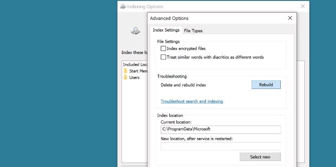 如何在Windows11中重建搜索索引，设置方法