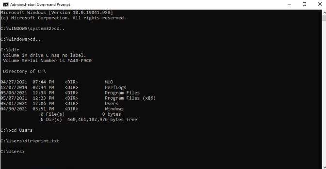 在Windows中打印文件夹和目录内容的5种方法