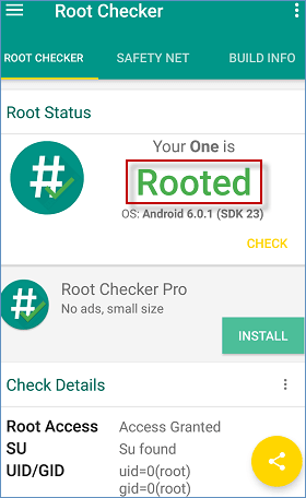 你的手机已root