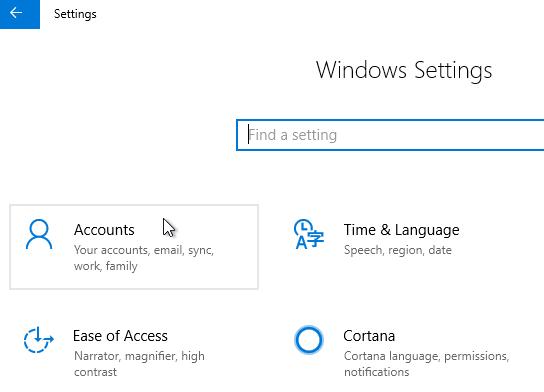 如何向本地帐户添加安全问题Windows10